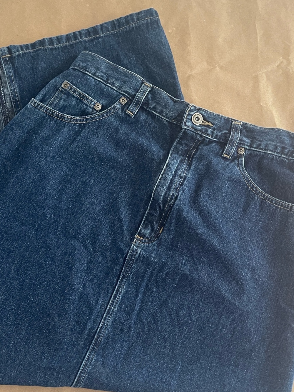 Vintage Liz Claiborne Classic Blue Denim Skirt | Size 10